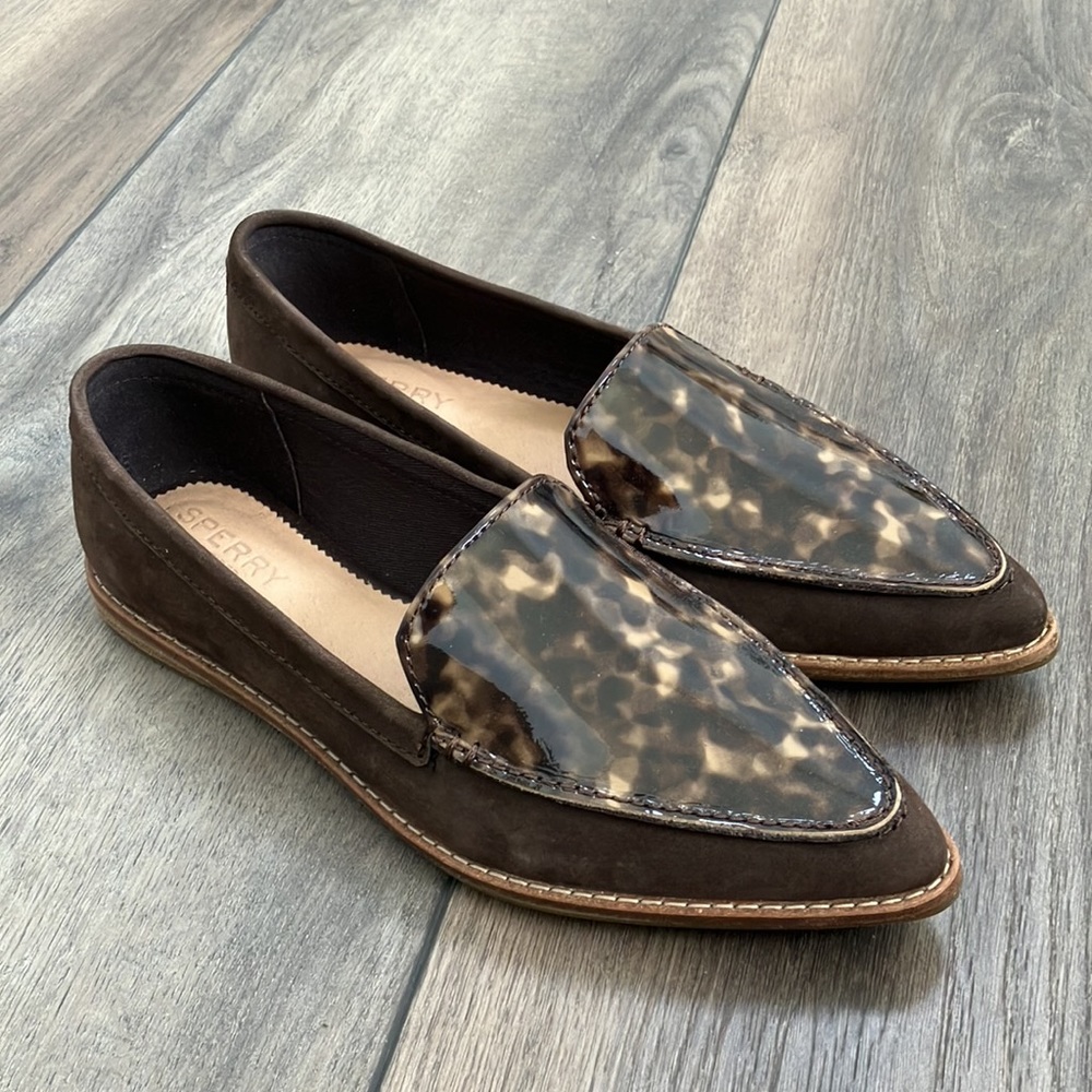 New Sperry Suede Loafers